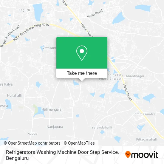 Refrigerators Washing Machine Door Step Service map