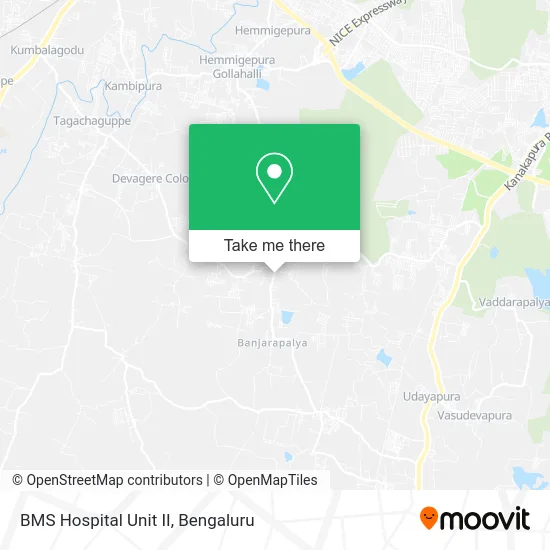 BMS Hospital Unit II map