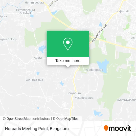Noroads Meeting Point map
