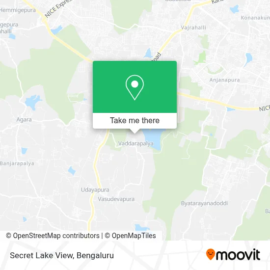 Secret Lake View map