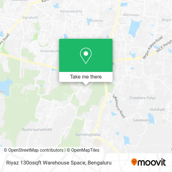 Riyaz 130osqft Warehouse Space map