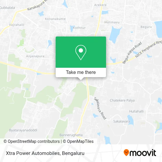 Xtra Power Automobiles map