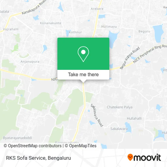 RKS Sofa Service map