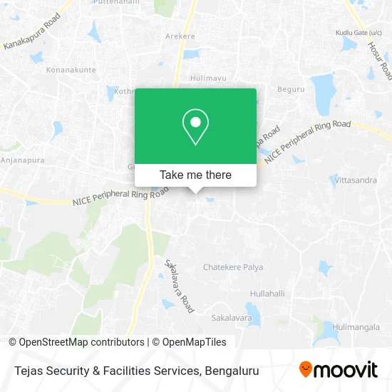 Tejas Security & Facilities Services map