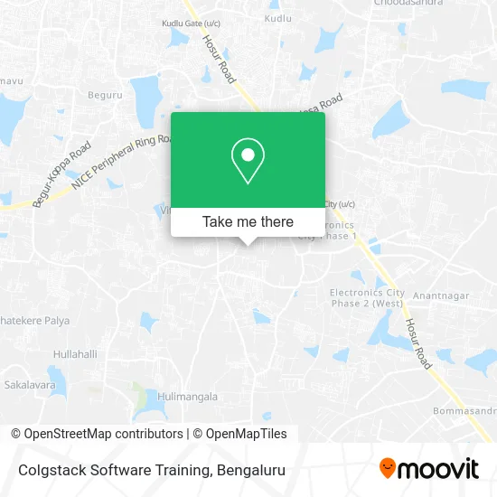 Colgstack Software Training map