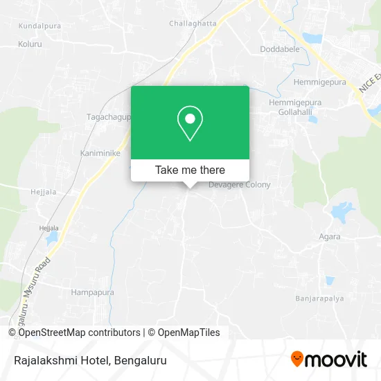 Rajalakshmi Hotel map