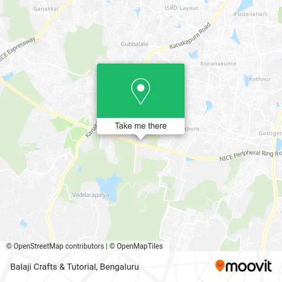 Balaji Crafts & Tutorial map