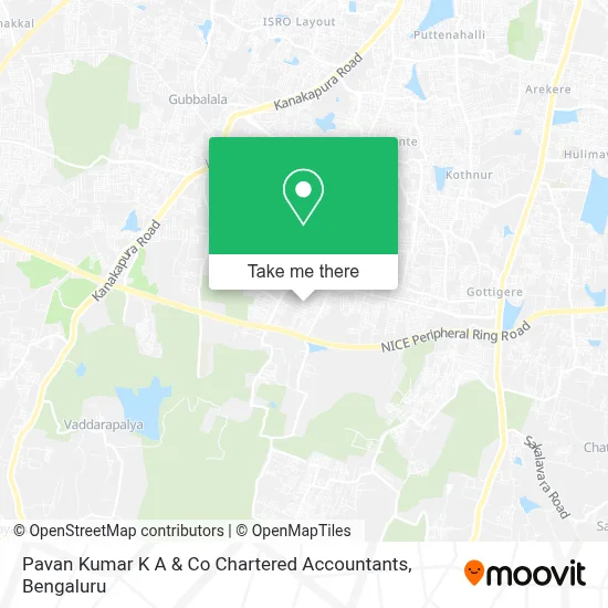 Pavan Kumar K A & Co Chartered Accountants map