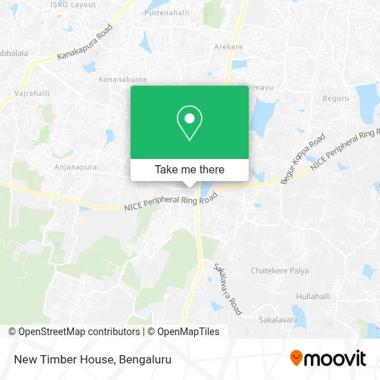 New Timber House map