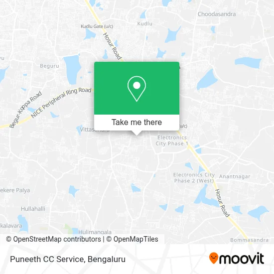 Puneeth CC Service map