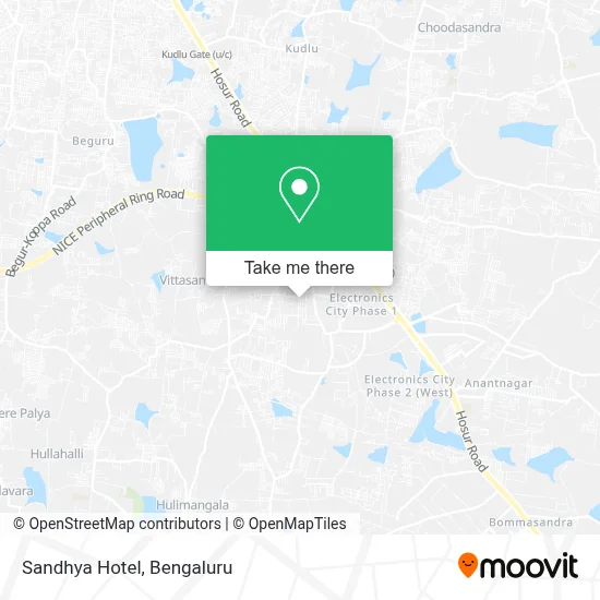 Sandhya Hotel map