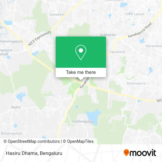 Hasiru Dhama map