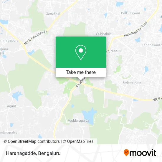 Haranagadde map
