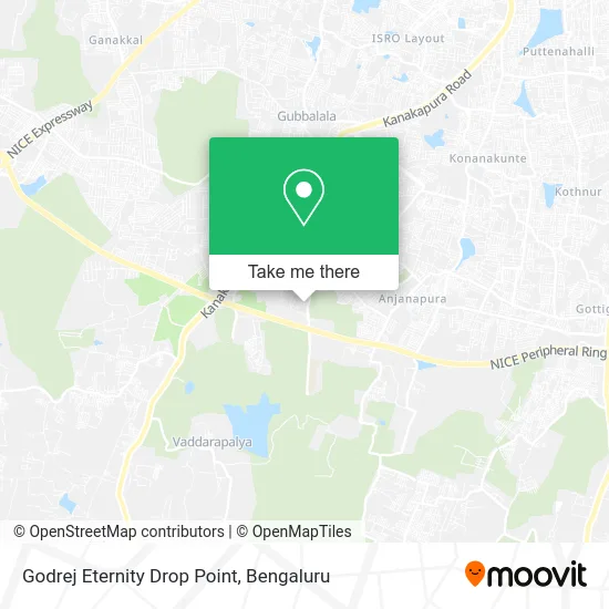 Godrej Eternity Drop Point map