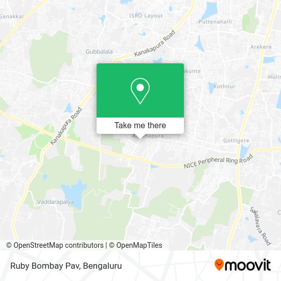 Ruby Bombay Pav map