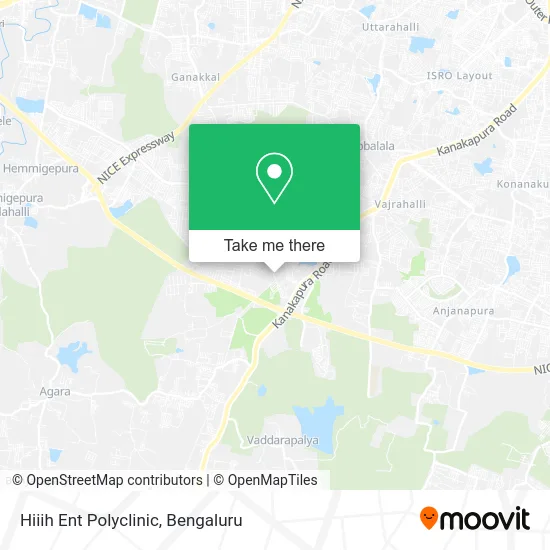 Hiiih Ent Polyclinic map