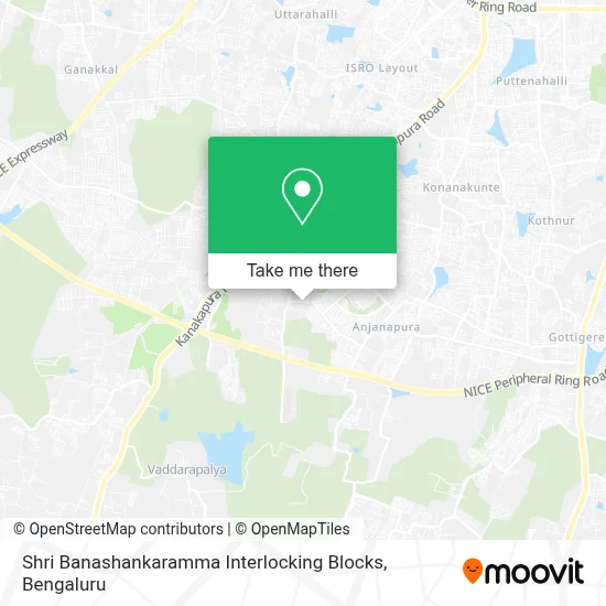 Shri Banashankaramma Interlocking Blocks map