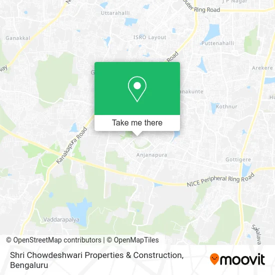 Shri Chowdeshwari Properties & Construction map