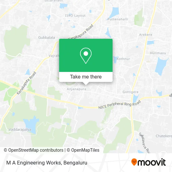 M A Engineering Works map