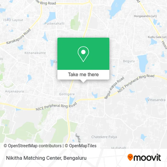 Nikitha Matching Center map
