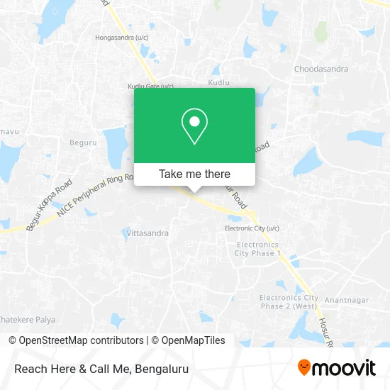 Reach Here & Call Me map