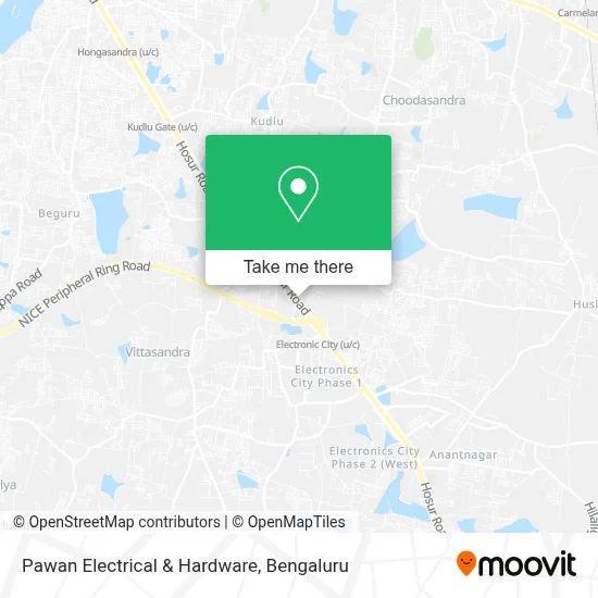 Pawan Electrical & Hardware map