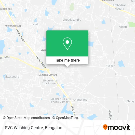 SVC Washing Centre map