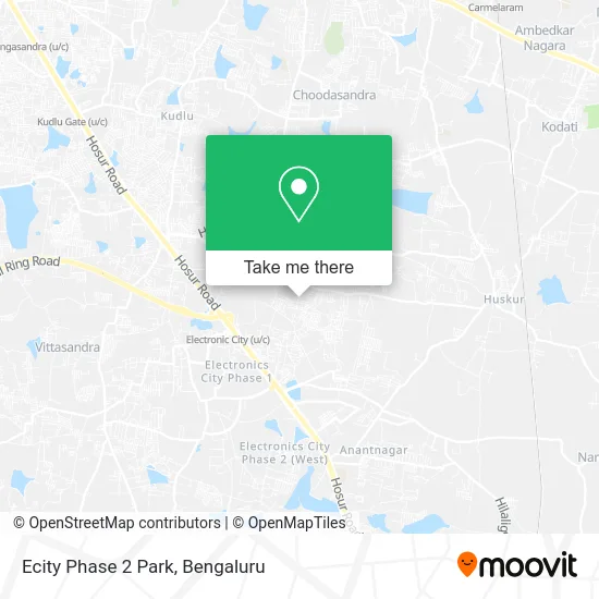 Ecity Phase 2 Park map