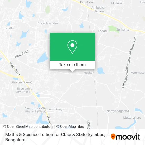 Maths & Science Tuition for Cbse & State Syllabus map