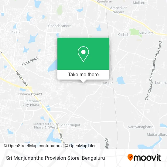 Sri Manjunantha Provision Store map