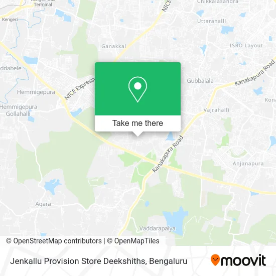 Jenkallu Provision Store Deekshiths map