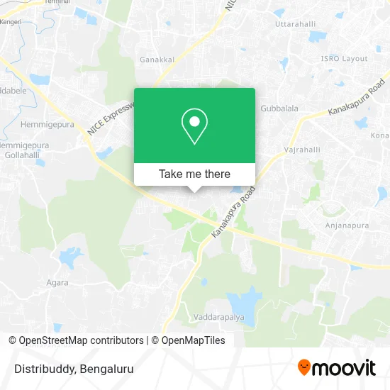 Distribuddy map