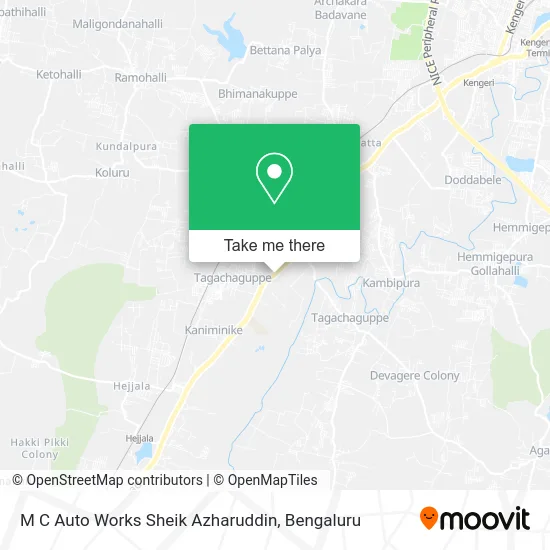 M C Auto Works Sheik Azharuddin map