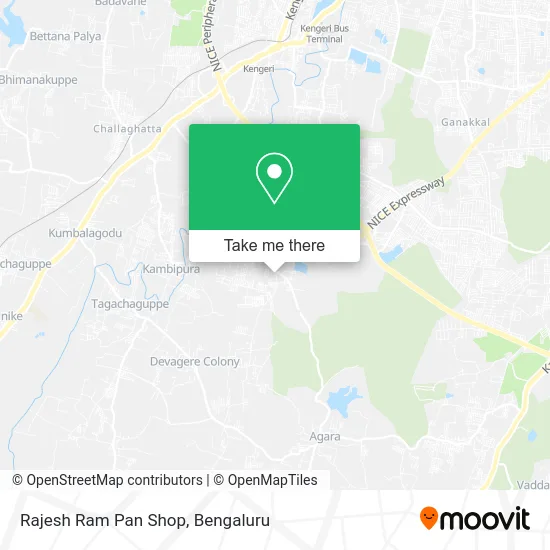 Rajesh Ram Pan Shop map