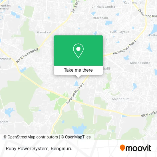 Ruby Power System map