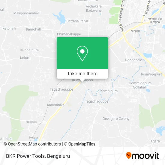 BKR Power Tools map