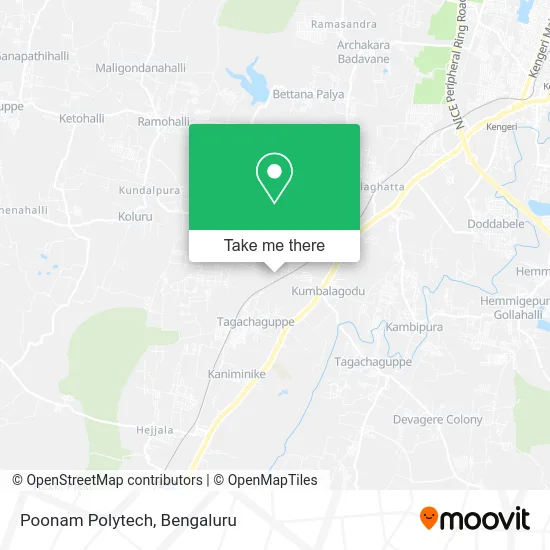 Poonam Polytech map