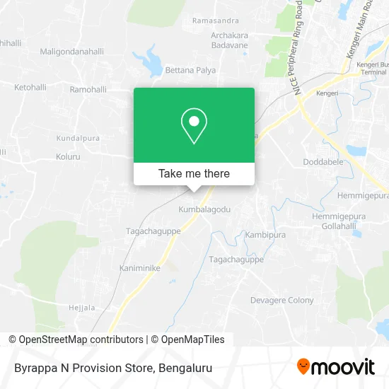 Byrappa N Provision Store map