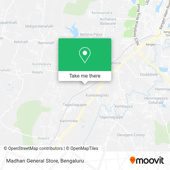 Madhan General Store map