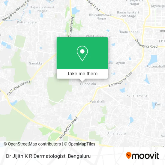 Dr Jijith K R Dermatologist map