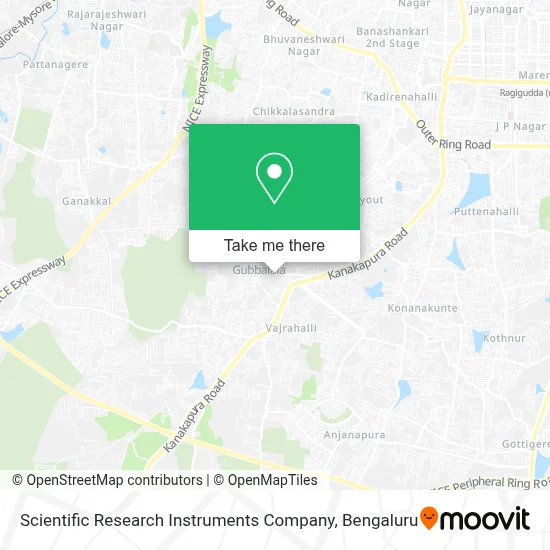 Scientif Research Instruments Company map