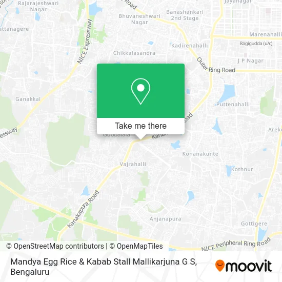Mandya Egg Rice & Kabab Stall Mallikarjuna G S map