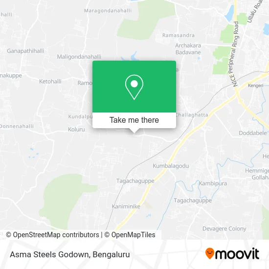 Asma Steels Godown map