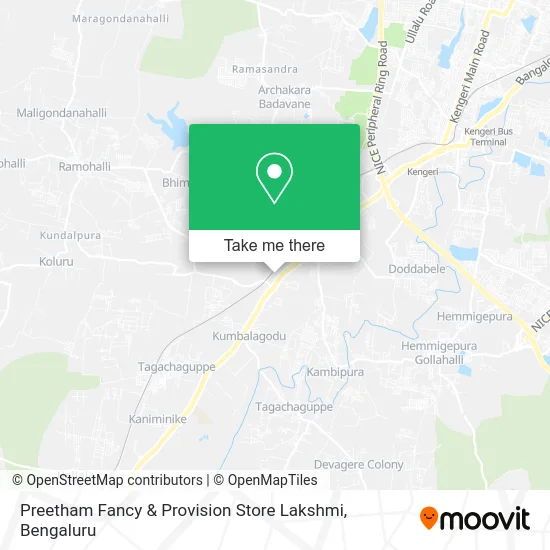 Preetham Fancy & Provision Store Lakshmi map