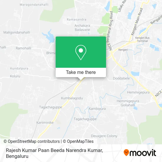 Rajesh Kumar Paan Beeda Narendra Kumar map