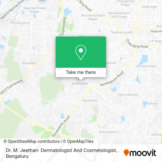 Dr. M. Jeethan- Dermatologist And Cosmetologist map