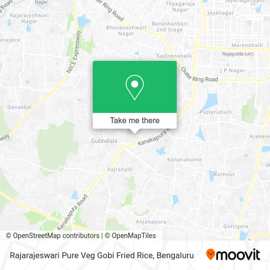 Rajarajeswari Pure Veg Gobi Fried Rice map