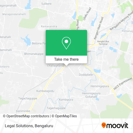 Legal Solutions map