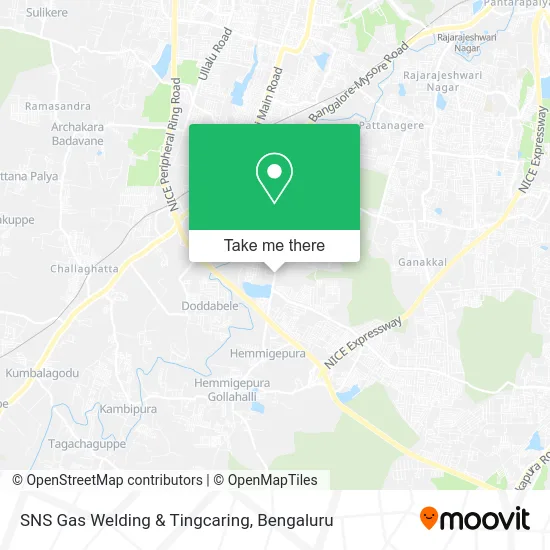 SNS Gas Welding & Tingcaring map
