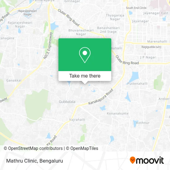 Mathru Clinic map